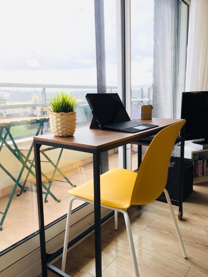Apartamento Bleu Salé - F2 Courseulles avec balcon Exterior foto