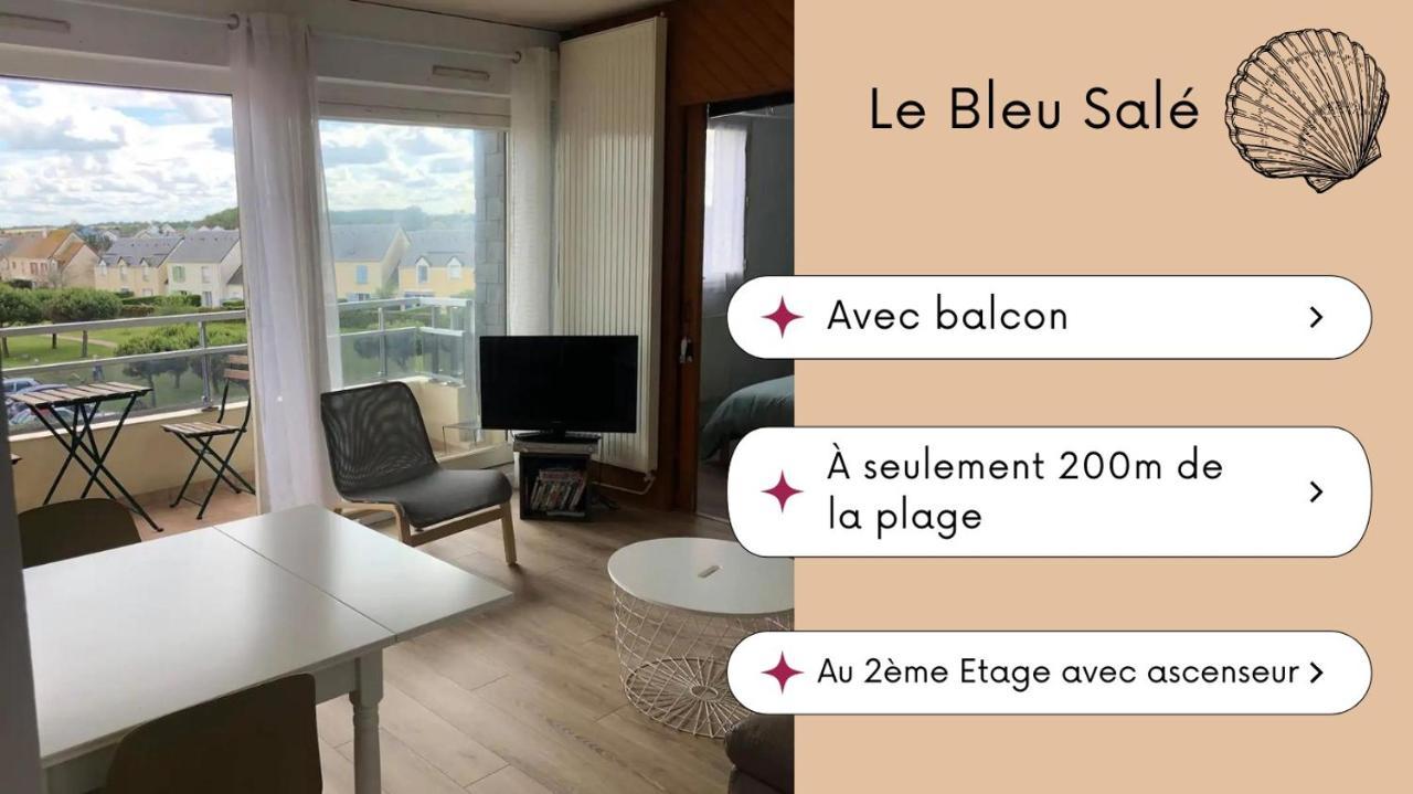 Apartamento Bleu Salé - F2 Courseulles avec balcon Exterior foto